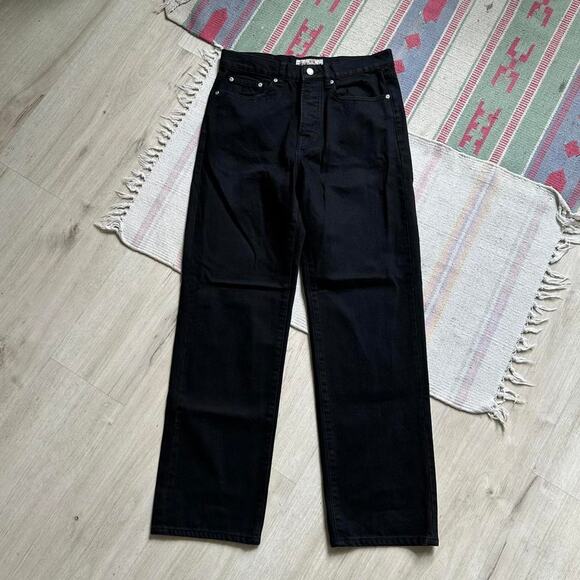 Brand New Black Straight Leg Stussy New Classic Jean Pant - Picture 4 of 8
